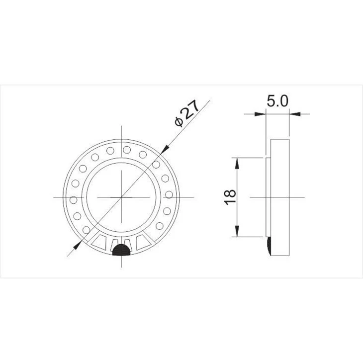 28mm 8Ohm 0.5w Speaker Driver-1