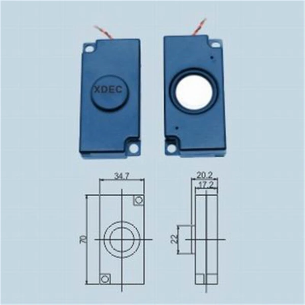 Box Speaker Driver 4Ω 3W 70*34.7mm